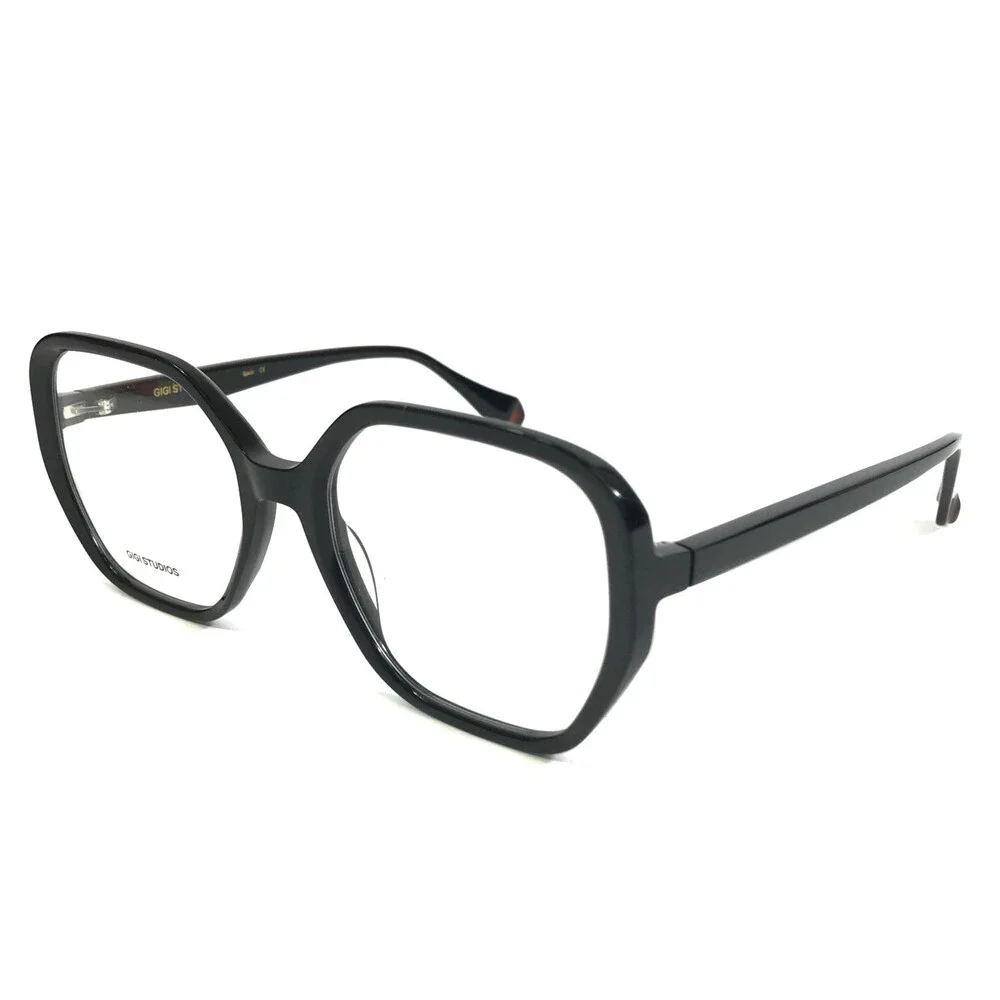 Gigi Studios Eyeglasses Frames ACID 6940/1 Black Butterfly Full Rim 53-19-140